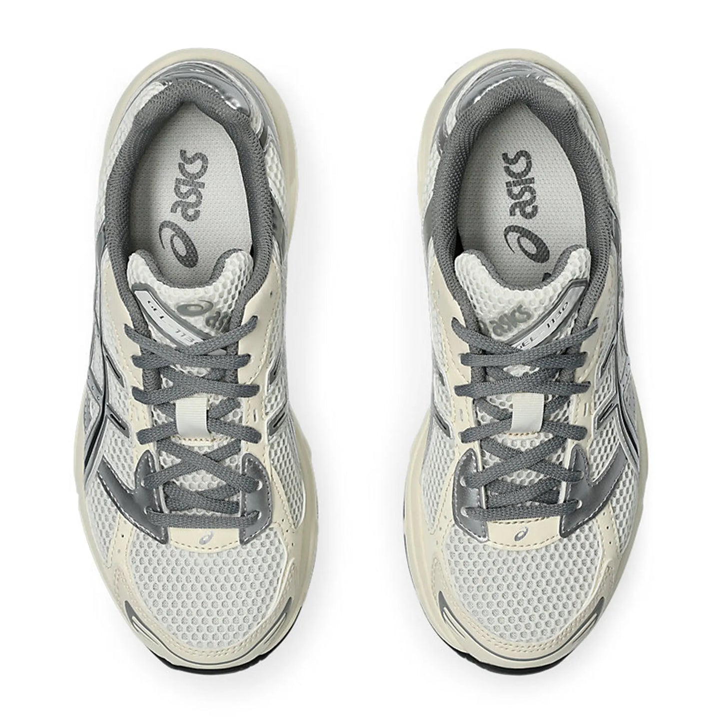 Top view of ASICS Gel-1130 Cream Clay Grey (W) 1202A164-116