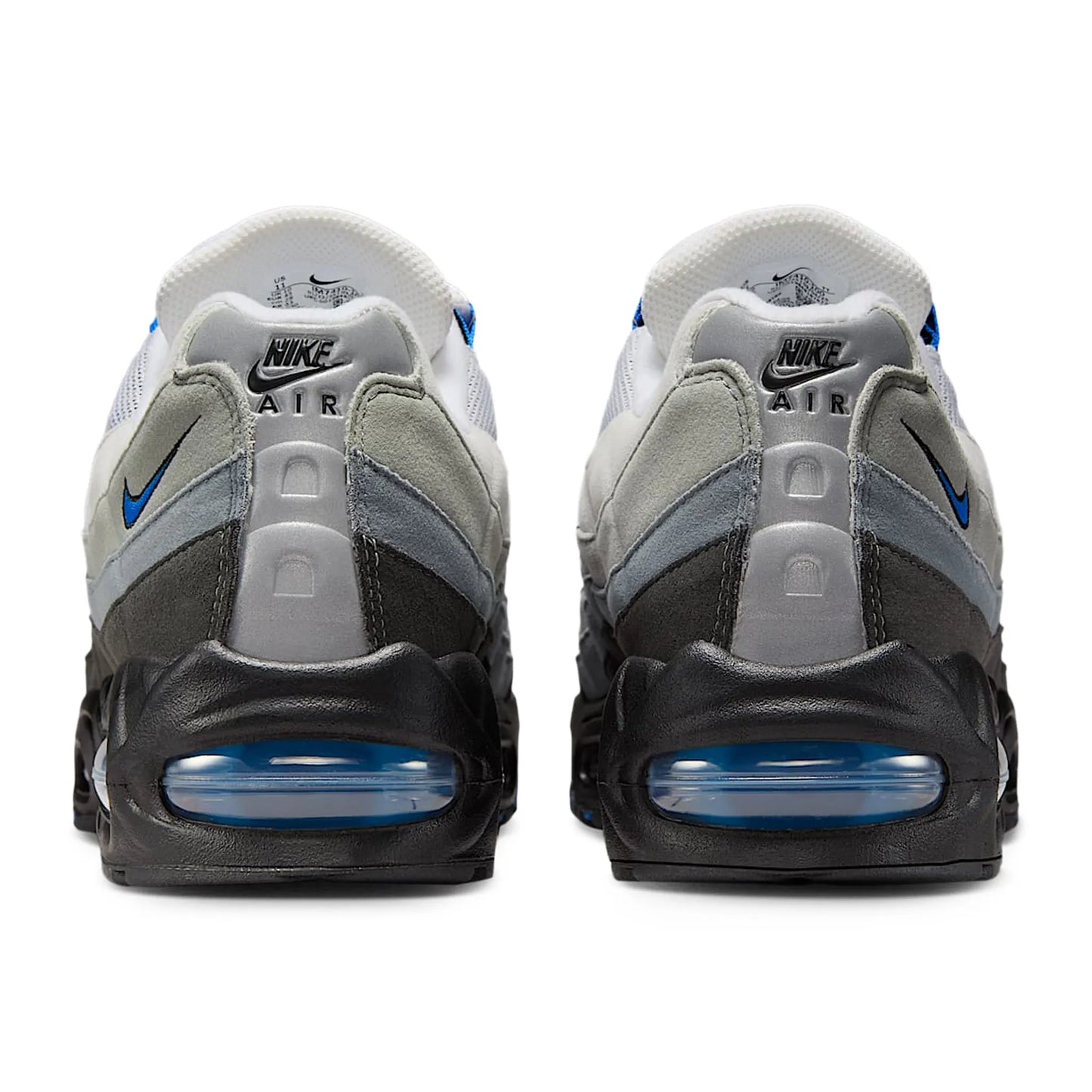 Back View of Nike Air Max 95 OG Big Bubble Blue Spark IM7410-100