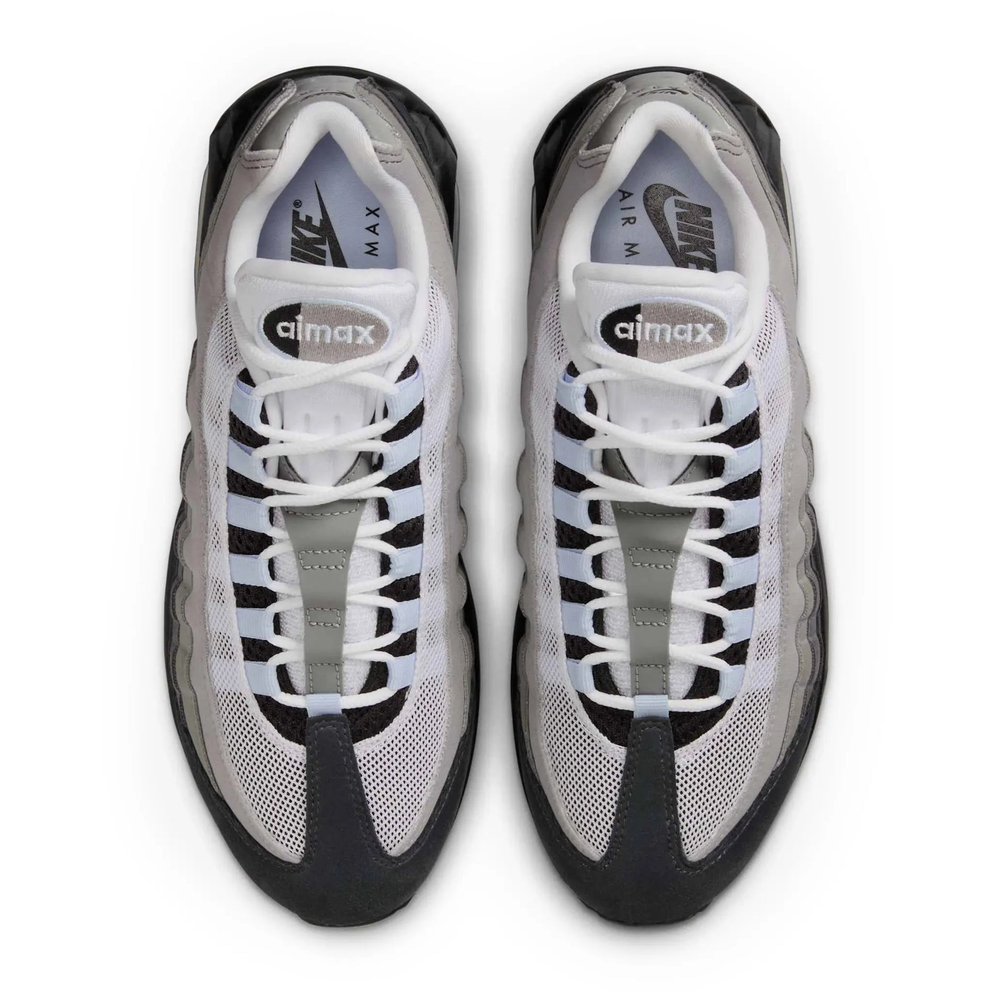 Upper View of Nike Air Max 95 OG Big Bubble Blue Tint (W) HJ5996-002