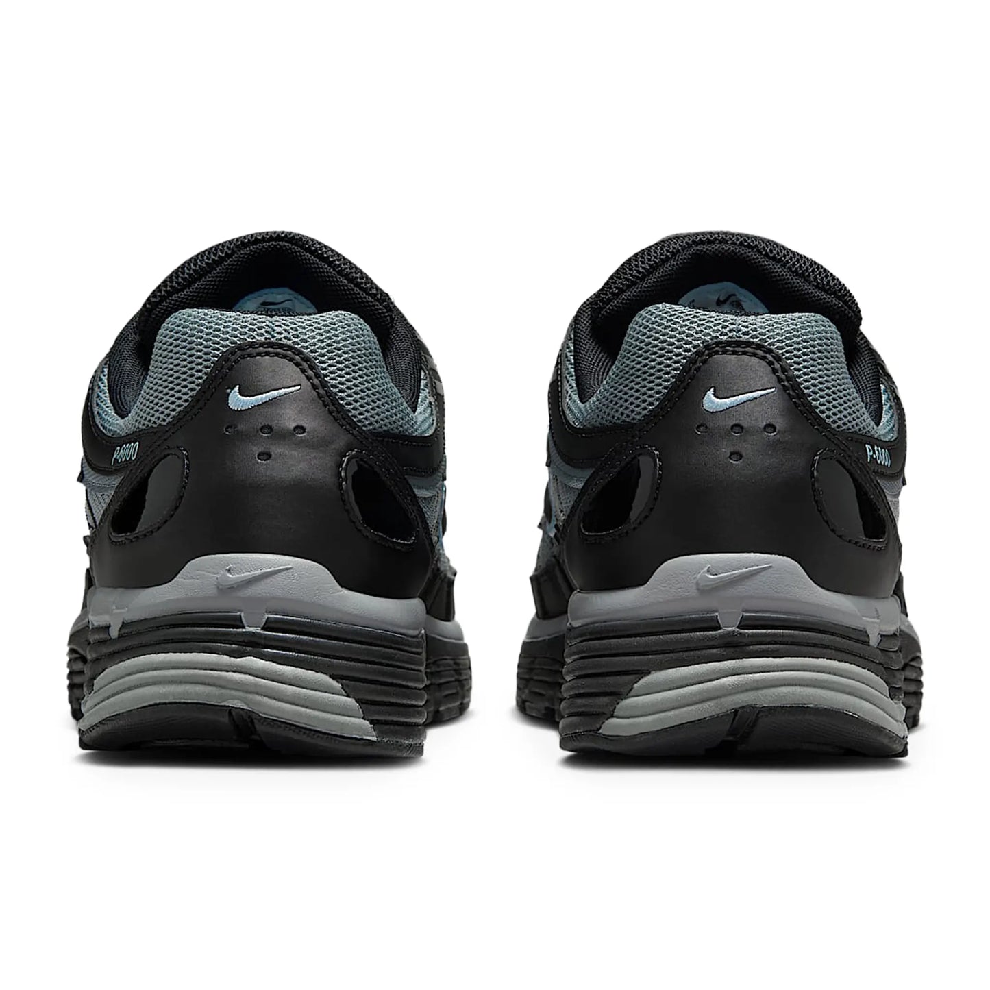 Back View of Nike P-6000 Black Cool Grey Celestine Blue IF6199-003