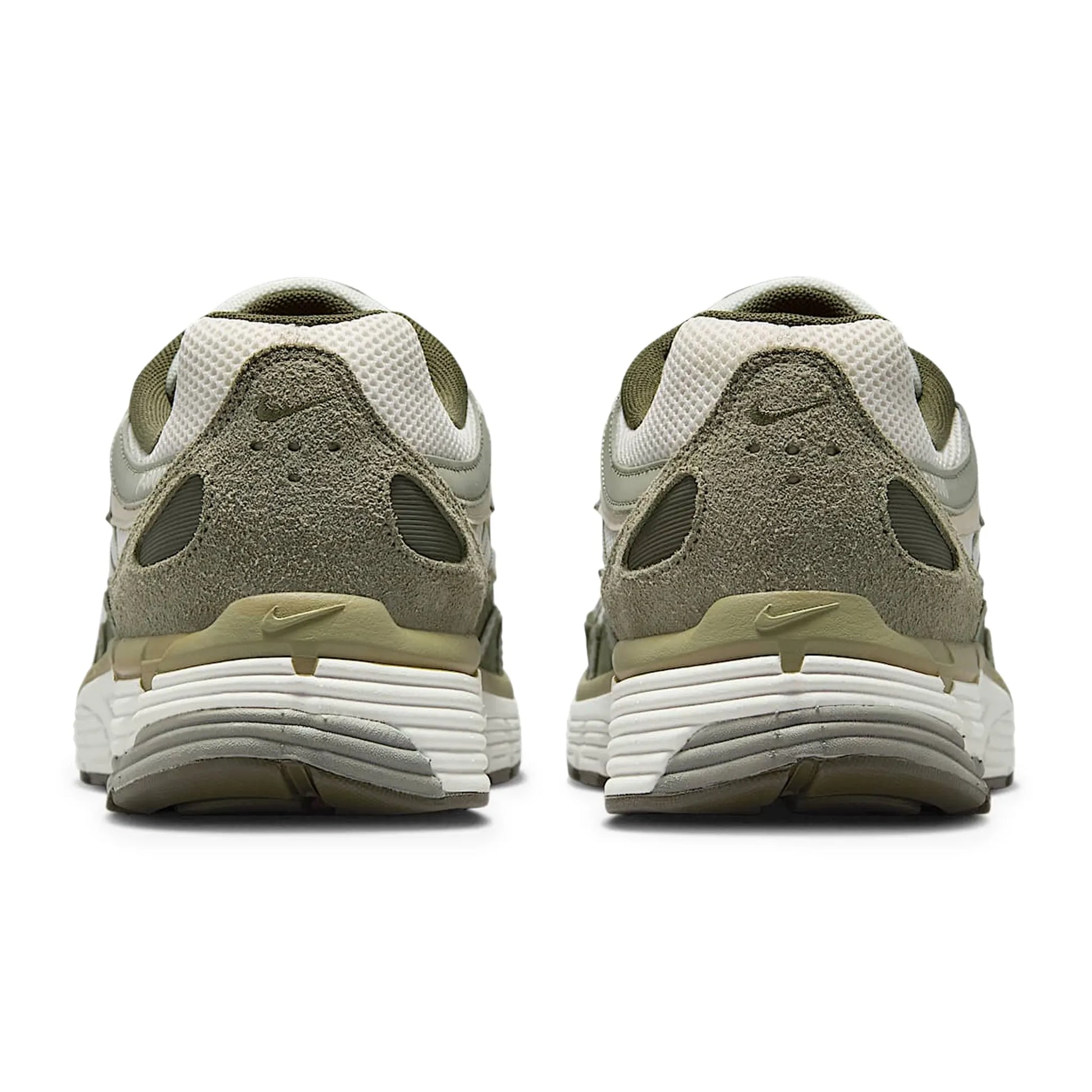 Heel view of Nike P-6000 Light Army Cargo Khaki