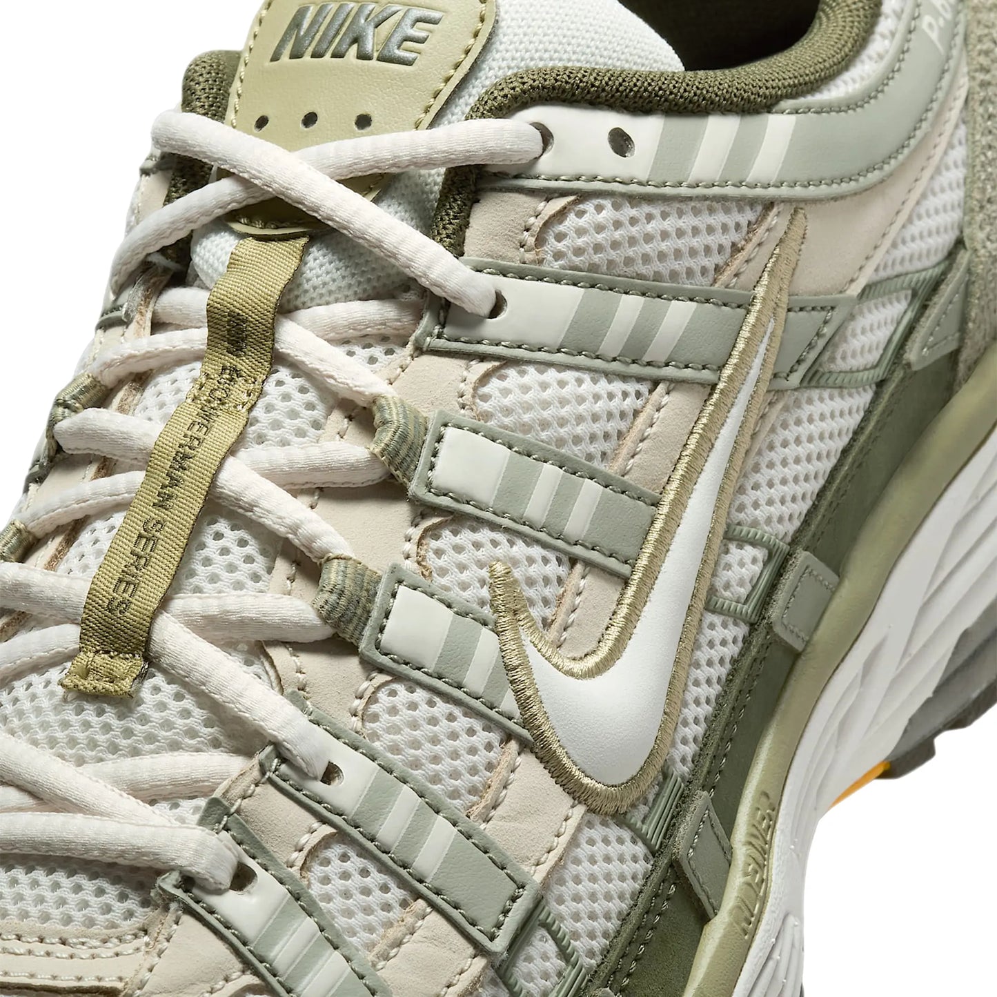 Close up of Nike P-6000 Light Army Cargo Khaki